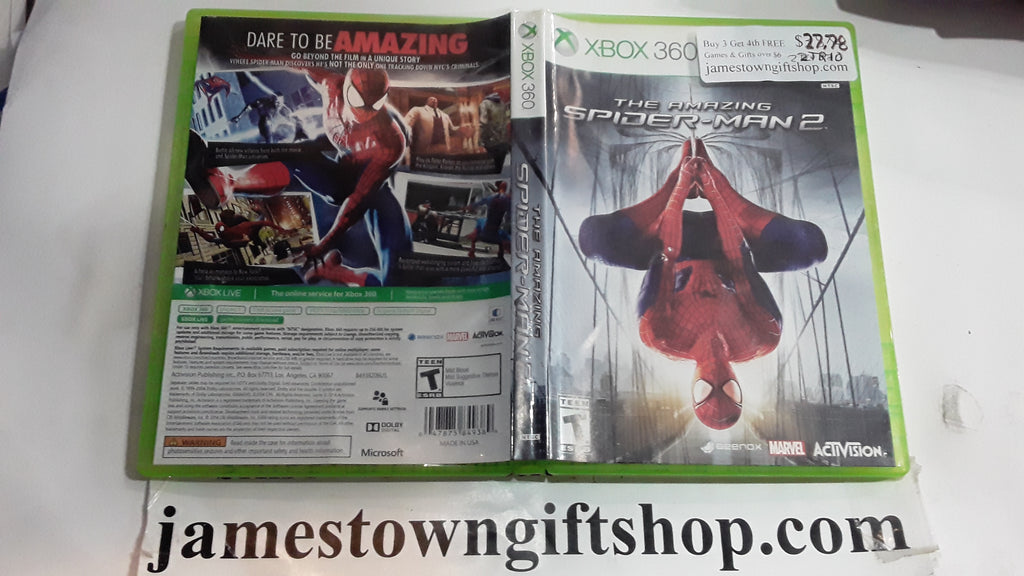 Amazing Spider-Man 2 Used Xbox 360 Video Game – Jamestown Gift Shop